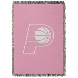 Chad & Jake - Indiana Pacers Woven Blanket - Pink
