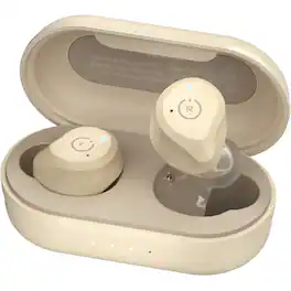 TOZO - Hybrid ANC Earbuds, 40H Play, Stereo Bass, ENC Clear Call, Wireless Charge, IPX6, APP-32EQ, Touch Control, Lightweight - Khaki