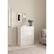 Alt View 5. Tvilum - Scottsdale 1 Drawer, 2 Door Sideboard High Gloss - White.