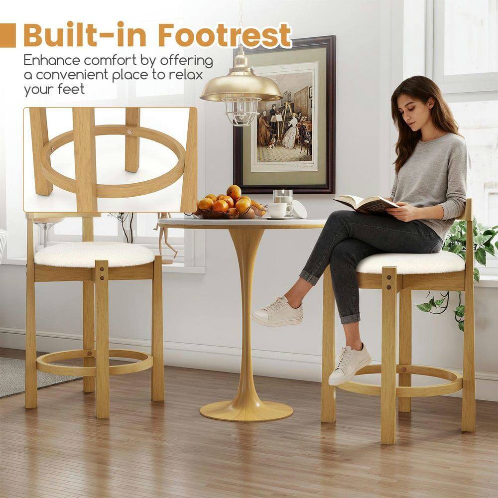 Built-in Footrest  
Enhance comfort by offering a convenient place to relax your feet