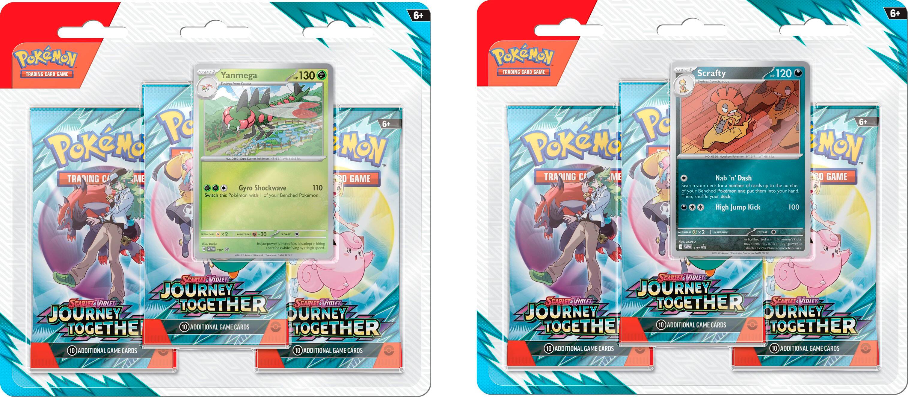 Pokémon - Trading Card Game - Scarlet & Violet Journey Together 3 Pk Booster - Styles May Vary