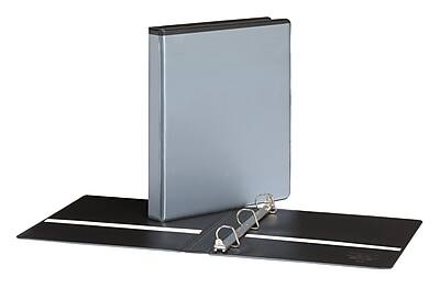 Alt View 1. Cardinal - XtraLife ClearVue Heavy Duty 1" 3-Ring Non-View Binders, D-Ring - Black.