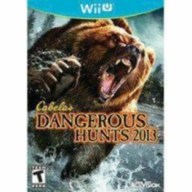 Wii  
Cabela's Dangerous Hunts 2013  
T (Teen)  
Activision