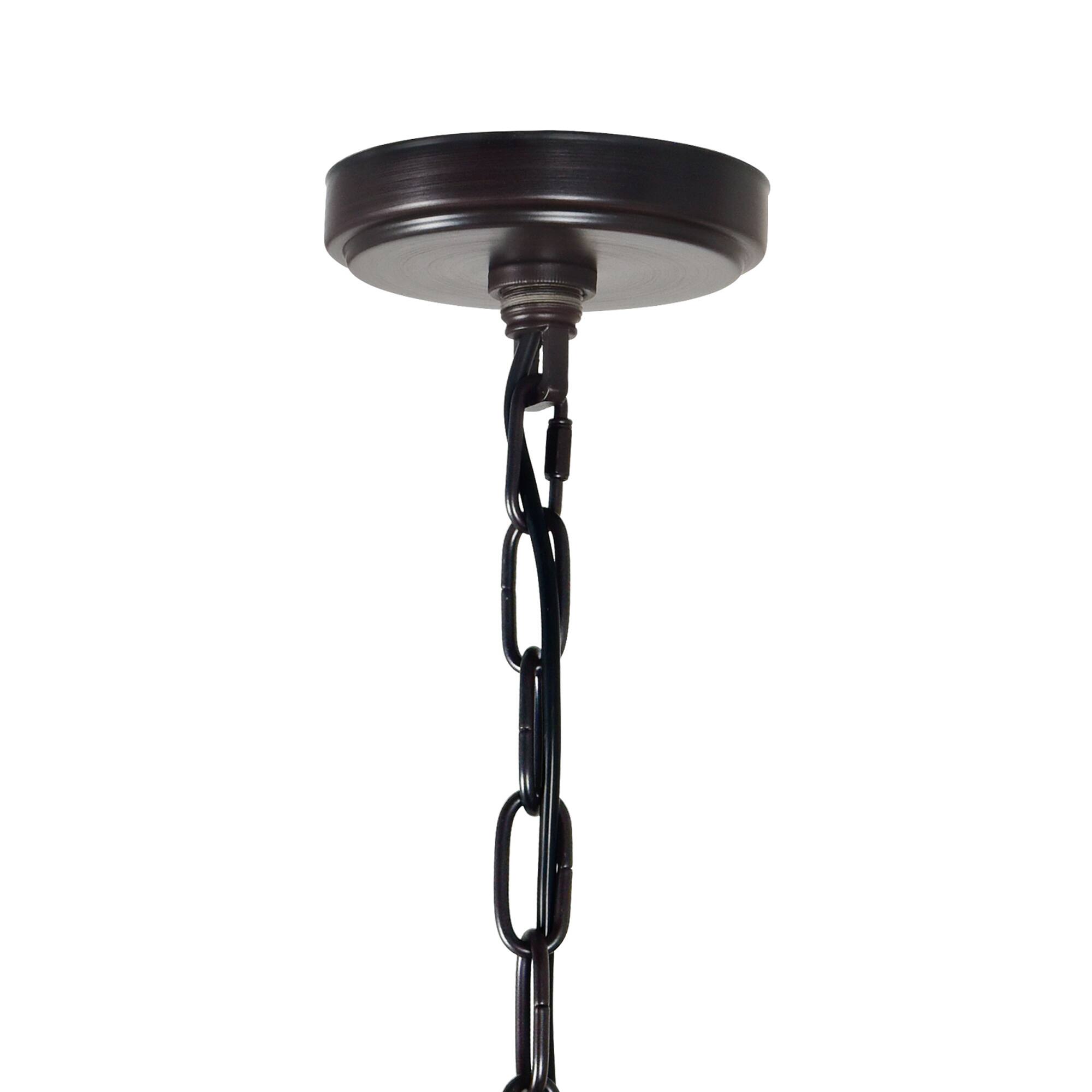 Alt View 1. CWI Lighting - Kali 4 Light Chandelier With Light Brown Finish - Light Brown.
