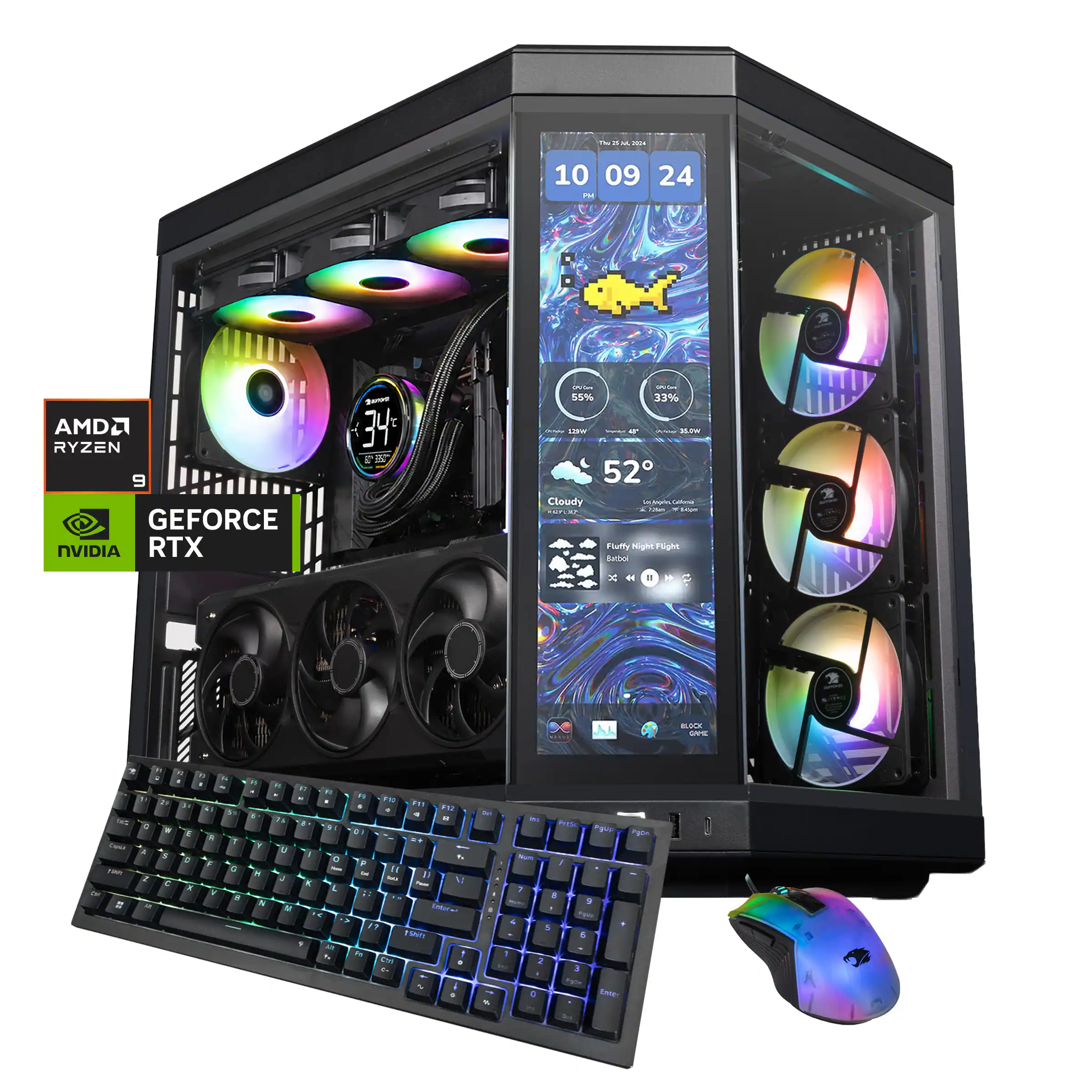 10 09 24 PM  
AMD RYZEN 9  
GEFORCE NVIDIA RTX  
34  
55%  
DEC 1W  
M aLEW 52  
Cloudy  
Pluffy  
PLgAN  
Plight  
Buntus  
Y  
7 & J I  
a 3  
a a C a A  
& a  
F  
d  
i  
S "U  
D J  
A M  
1  
FA  
P11  
F1  
Jr  
14  
FMi  
& i  
rgi  
a ,  
SA