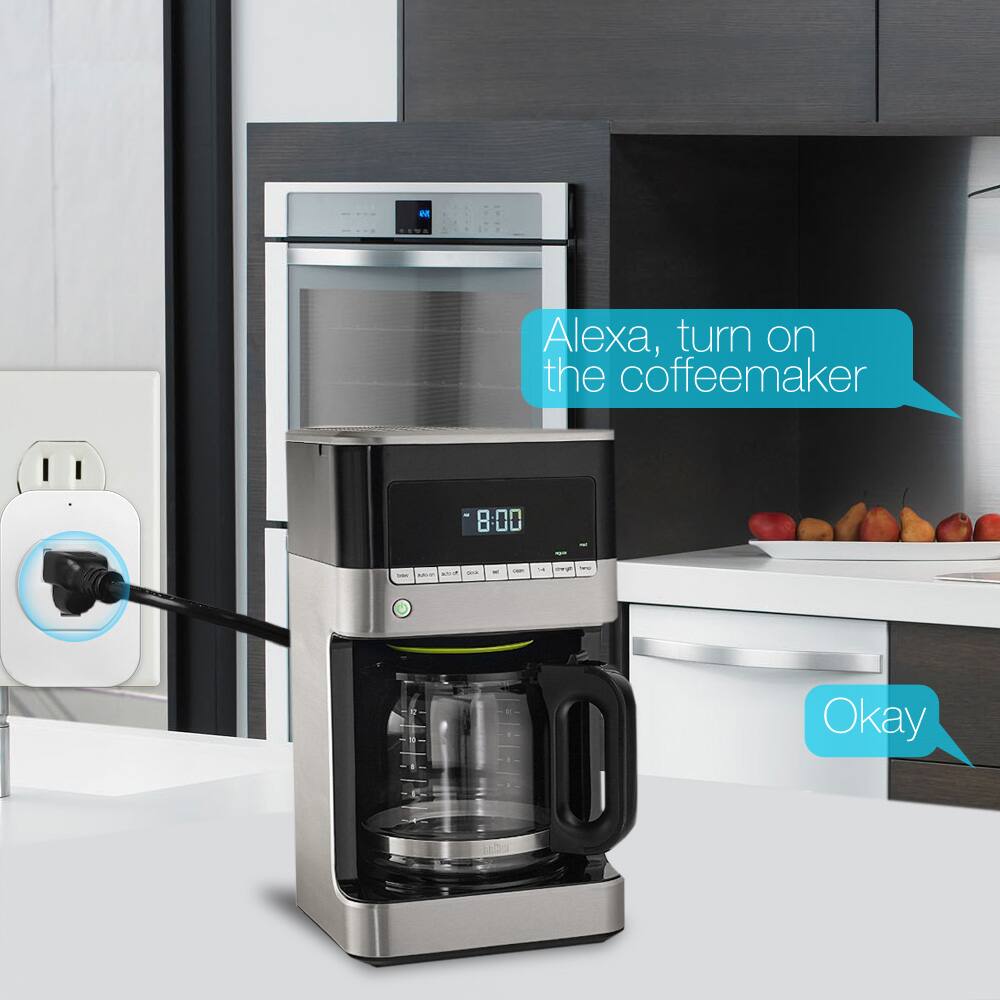 Alexa, turn on the coffeemaker
Okay