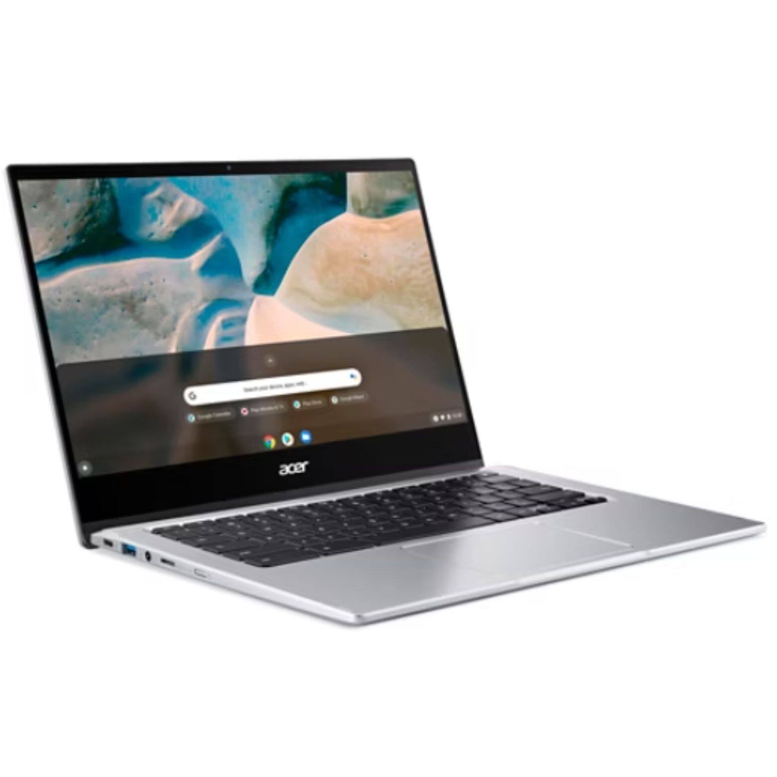 Alt View 1. Acer - Spin Chromebook 14" FHD Touch AMD Ryzen 3 3250C 2.6 GHz up to 3.5 GHz 8GB DDR4 128GB eMMC ChromeOS - Silver.