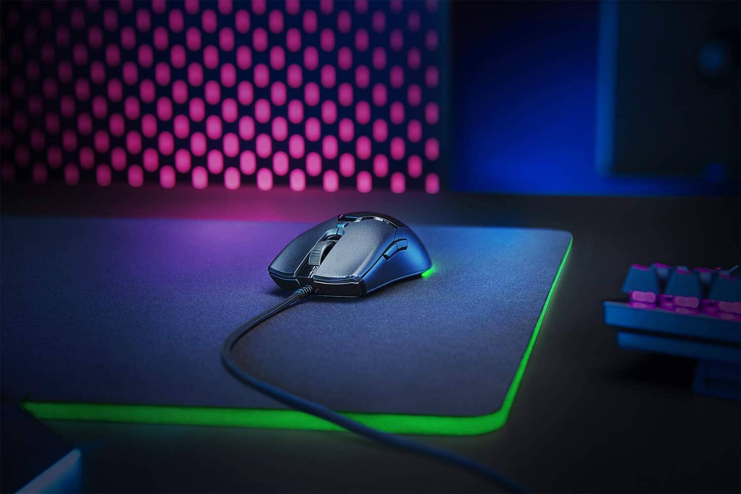Alt View 1. Razer - Viper Mini Lightweight optical Gaming Mouse with chroma RGB Lighting - black.
