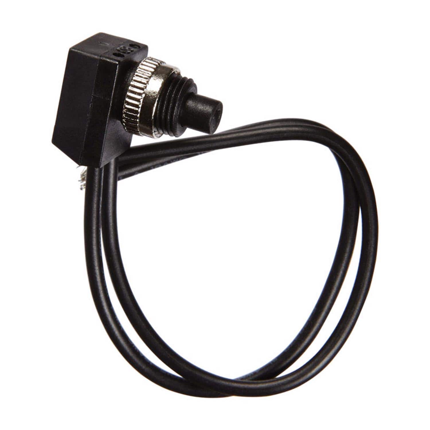 Jandorf - 6 amps Single Pole Push Button Appliance Switch 1 pk - Black