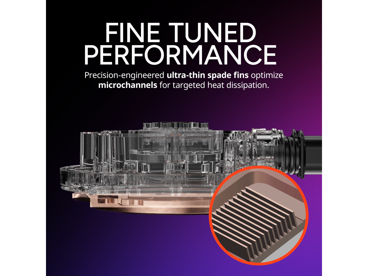 Alt View 5. Cooler Master - Cooler Master 240 Atmos Stealth AIO, R9|i7 Pump, Custom Cover, AM5/4, LGA 1851|1700 - Stealth.