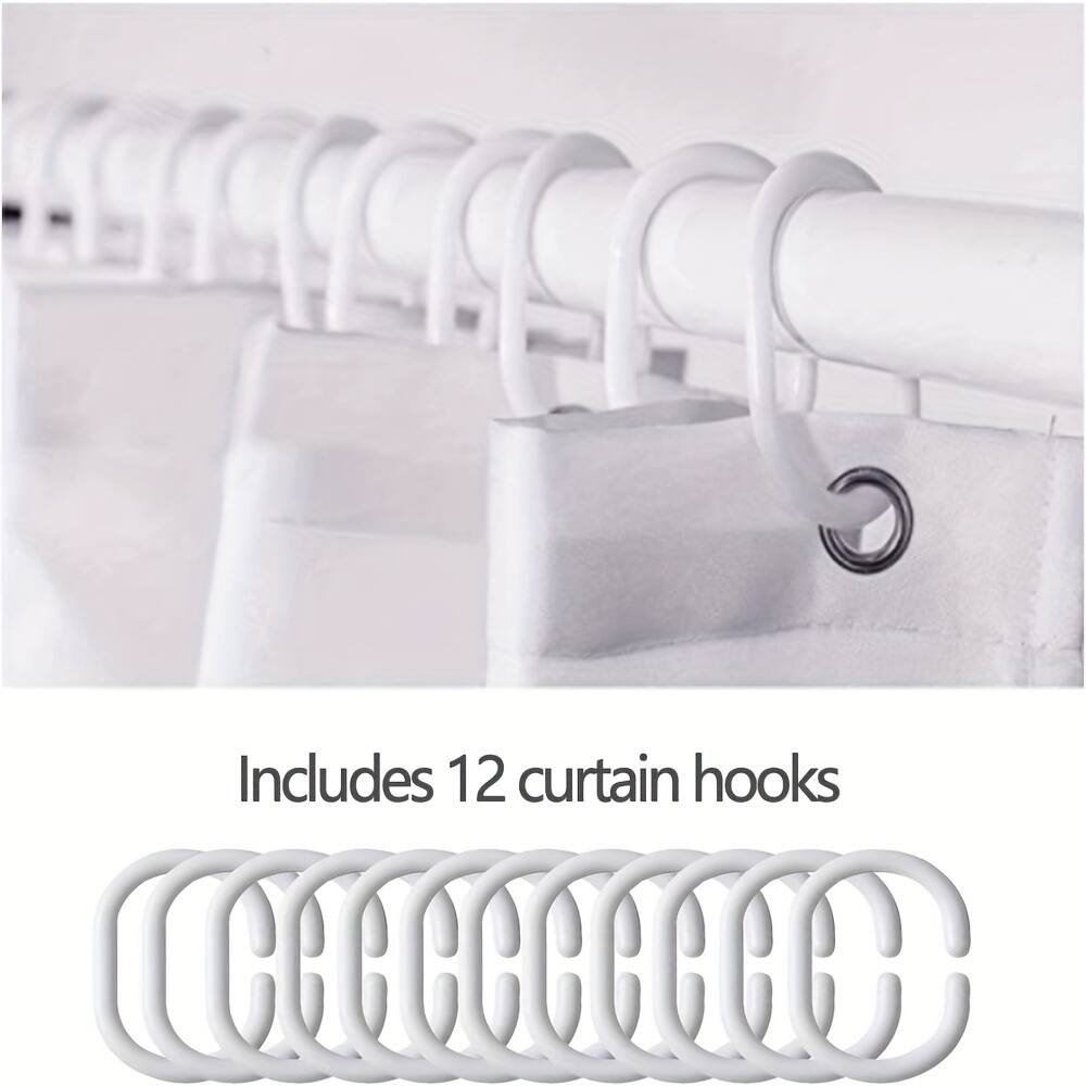 Includes 12 curtain hooks