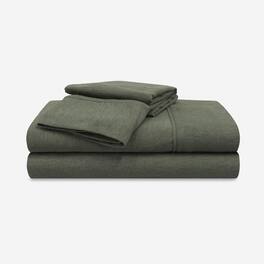 Bedgear - Hyper-Wool Flannel Performance® Sheet Set - Bright White, Queen - bright-white