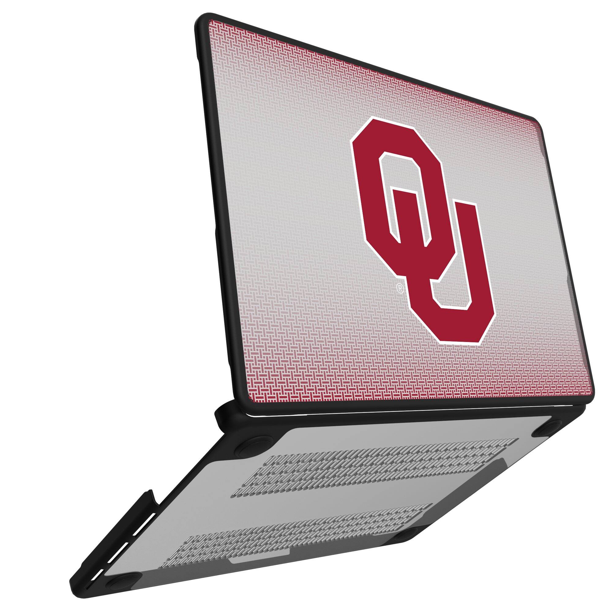 Alt View 1. Keyscaper - Oklahoma Sooners Linen MacBook Case - Pro 13 in - Multicolor.