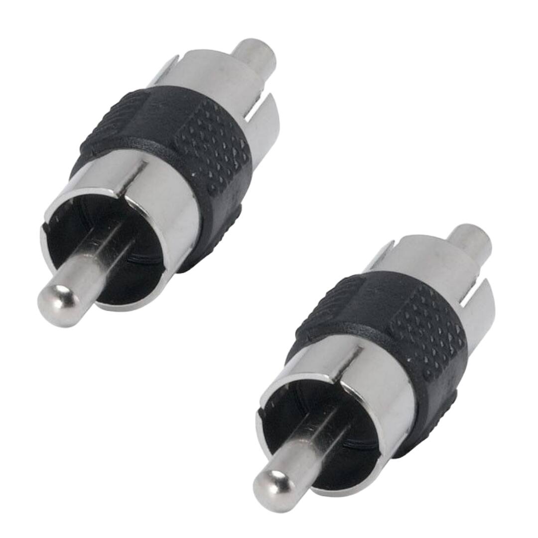 Front. Sanoxy - Sanoxy (2-Pack) RCA Male to Male Gender Changer - Black.