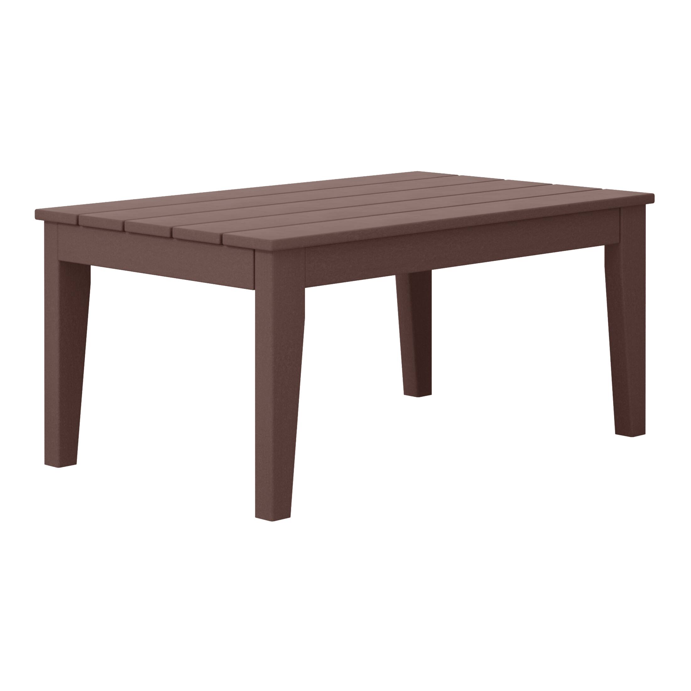 Alt View 1. WestinTrends - WestinTrends Malibu 4-Piece HDPE Outdoor Patio Furniture Couch Set - Dark Brown.