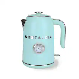 Nostalgia - Classic Retro Water Kettle, 1.7 L - Aqua