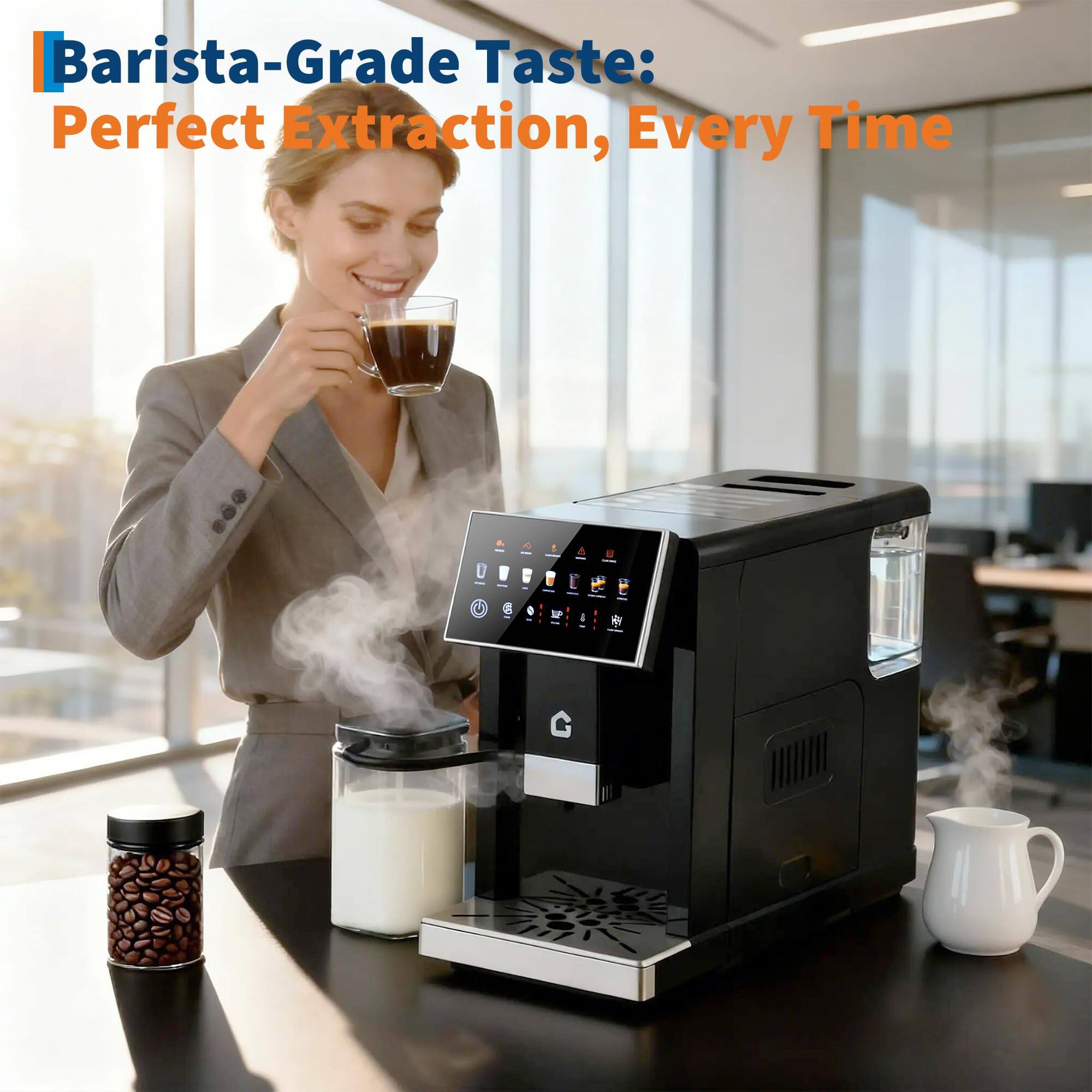 Barista-Grade Taste: Perfect Extraction, Every Time