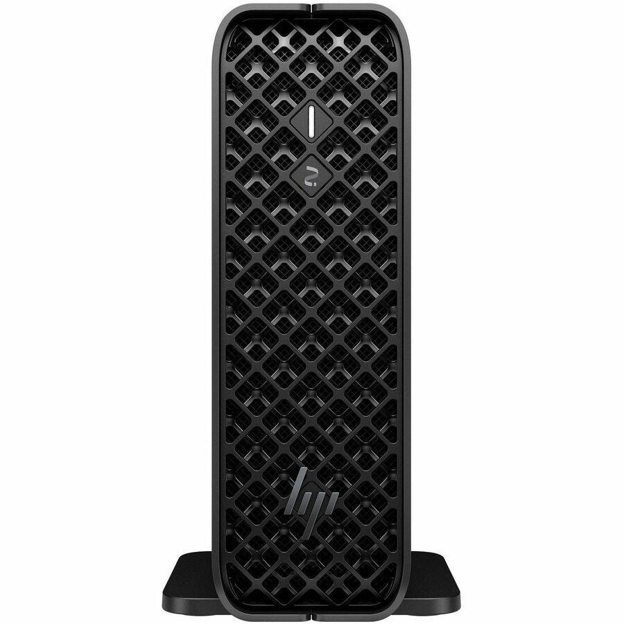 Alt View 5. HP - HP Z2 Mini G1i Workstation - 1 x Intel Core Ultra 7 265 - 16 GB - 512 GB SSD - Mini PC - Black - Intel W880 Chip - Black.