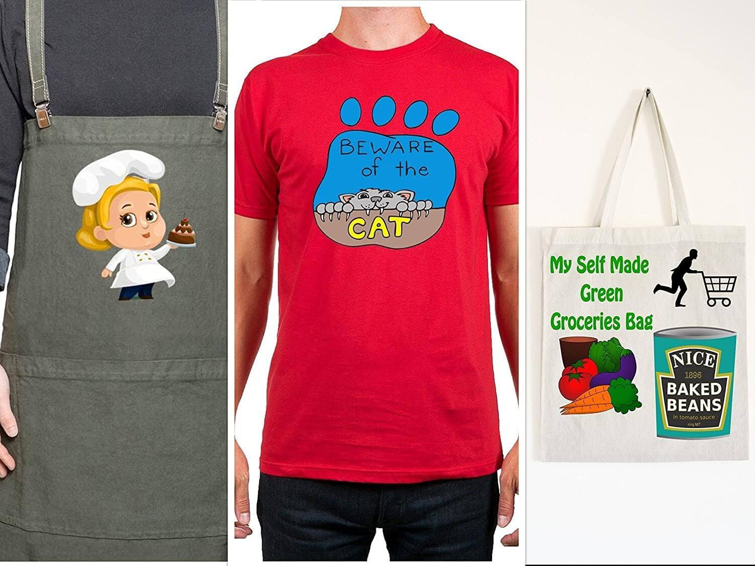 BEWARE of the CAT

My Self Made Green Groceries Bag

1896 BAKED BEANS in tomato sauce