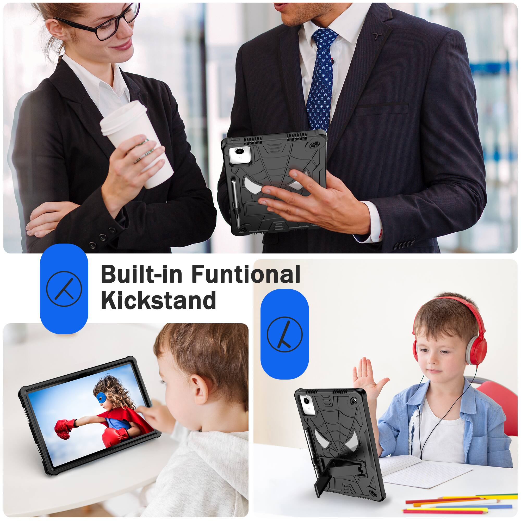 Built-in Functional Kickstand