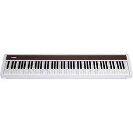 NUX - NPK-10 Portable Digital Piano with Triple Sensor Hammer Action Keyboard | Five Touch Sensitivity Levels with Bluetooth - White