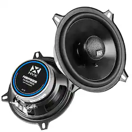 NVX - NSP525 240W Peak (160W RMS) 5.25in N-Series 2-Way Coaxial Car Speakers with 20mm Silk Dome Tweeters