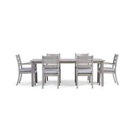 Yardbird® - Eden 7 Piece Rectangular Dining Set - Silver