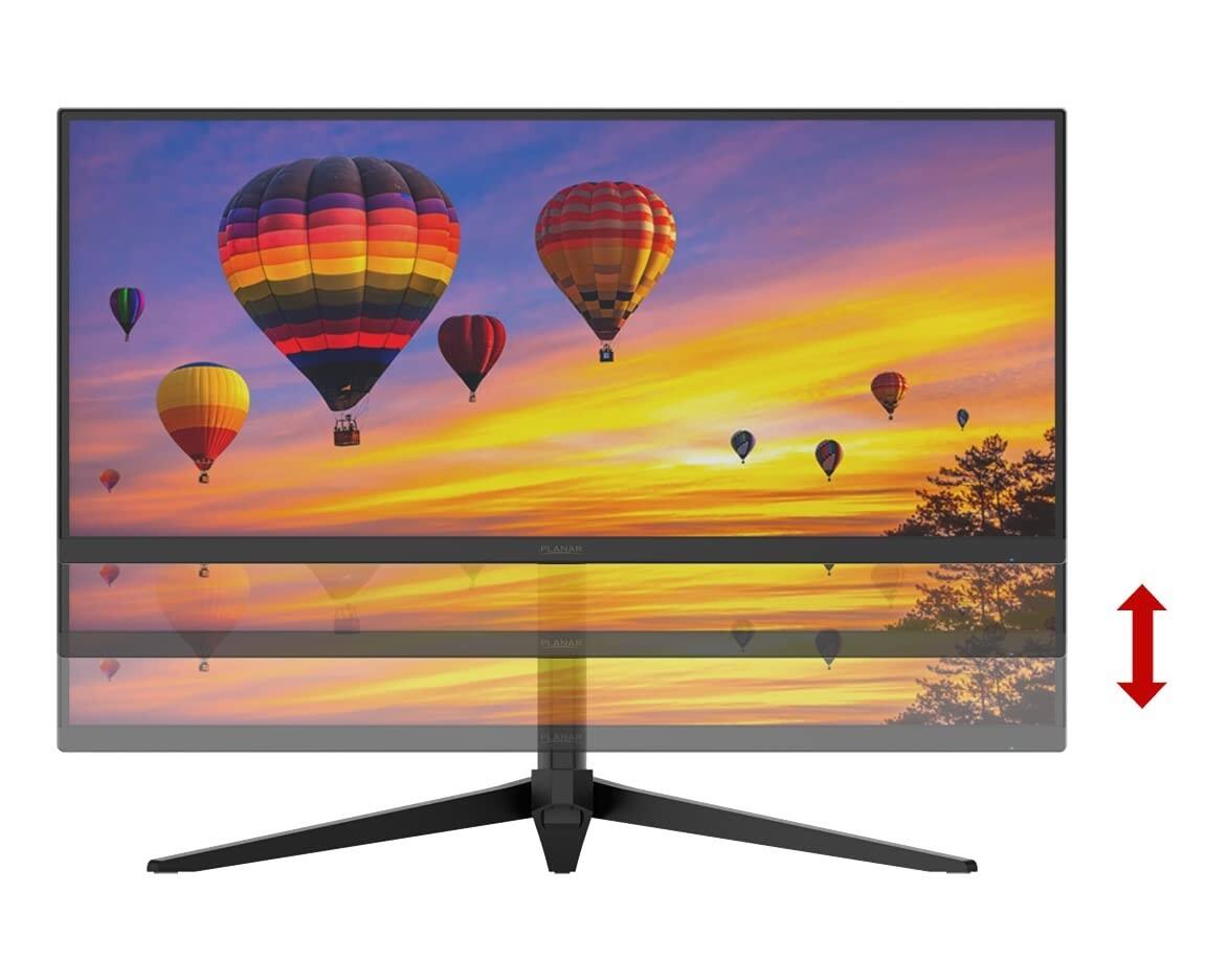 Back. Planar - PLANAR PZN3410Q 34" WQHD 21:9 3440x1440 100Hz Curved Monitor with HDMI, DP, USB, Audio - black.
