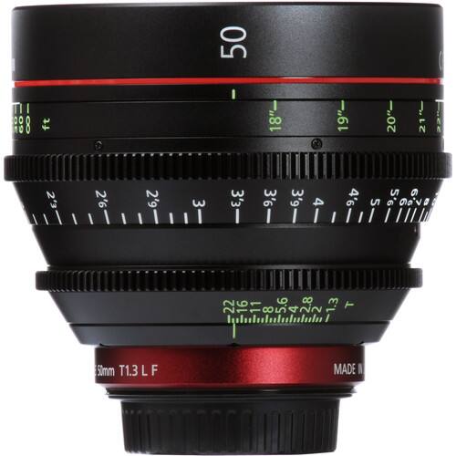 50 I I 988 8 ft I 18"- 19"- 20"- ! 21 I 50mm T1.3 L F MADE IN