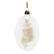 Alt View 2. BreeBe - Natural Dried Floral Glass Ornament (Set of 12) - White, Beige.