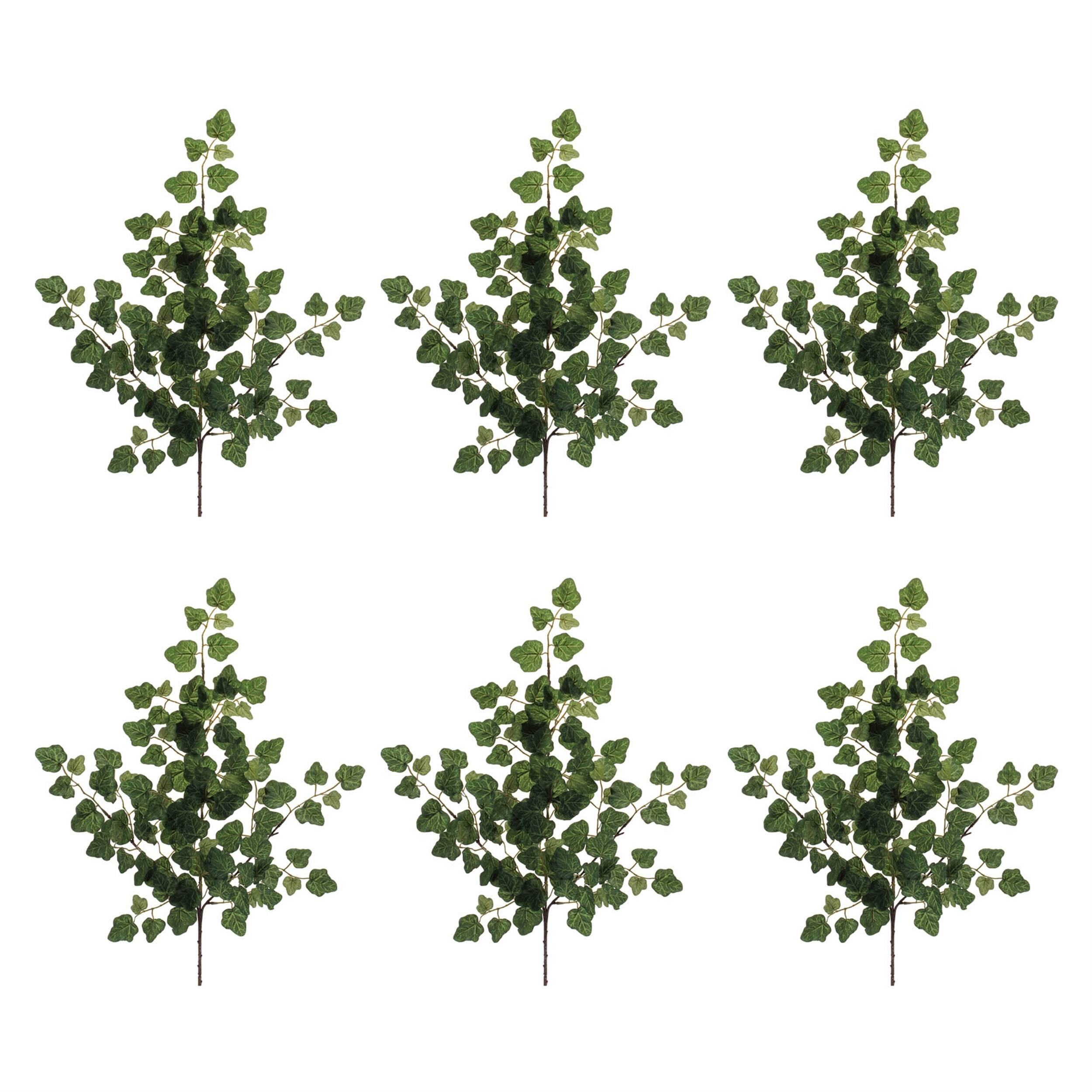 Left. BreeBe - Ivy Foliage Spray (Set of 6) - Green.