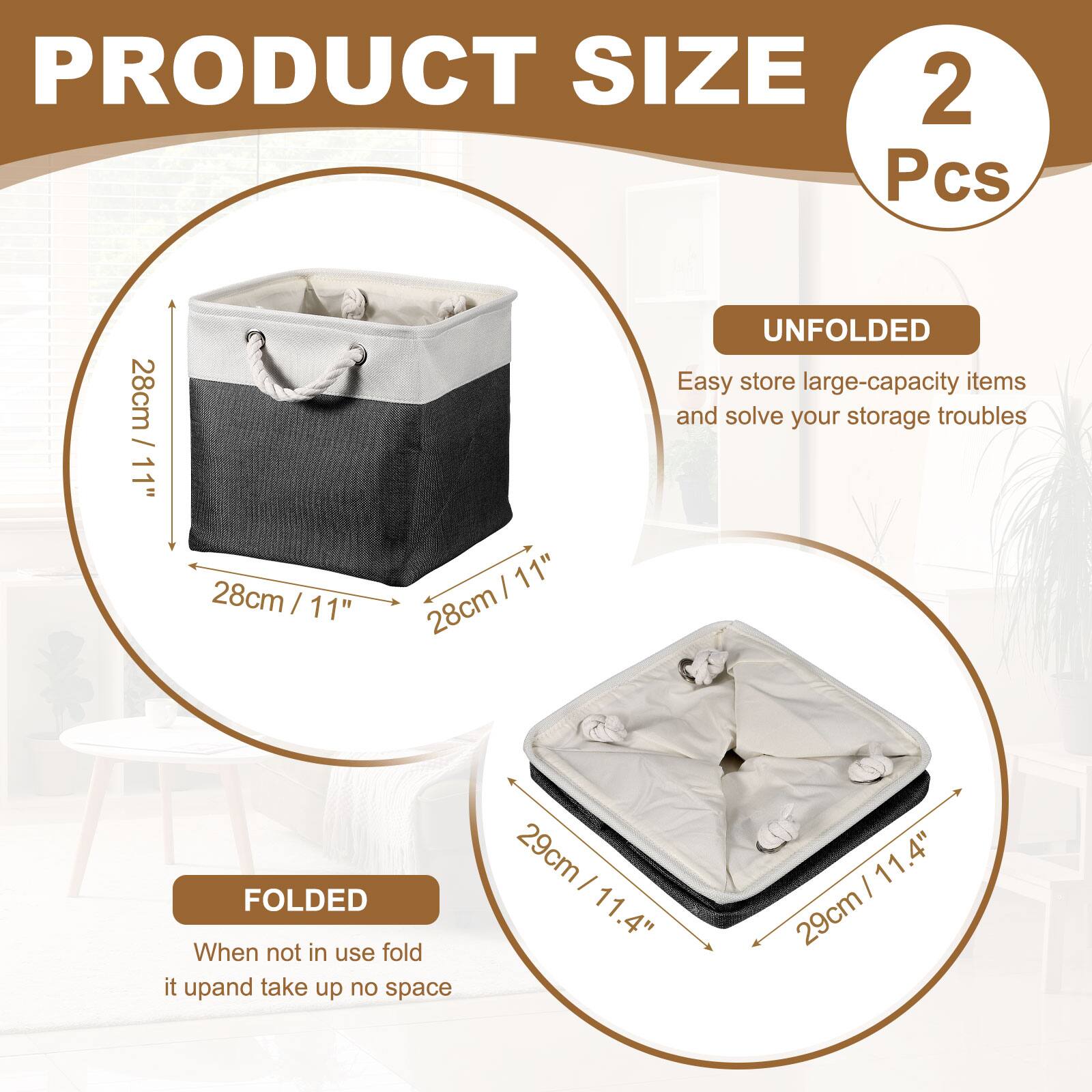PRODUCT SIZE 2 Pcs

UNFOLDED
28cm / 11"

FOLDED
29cm / 11.4"