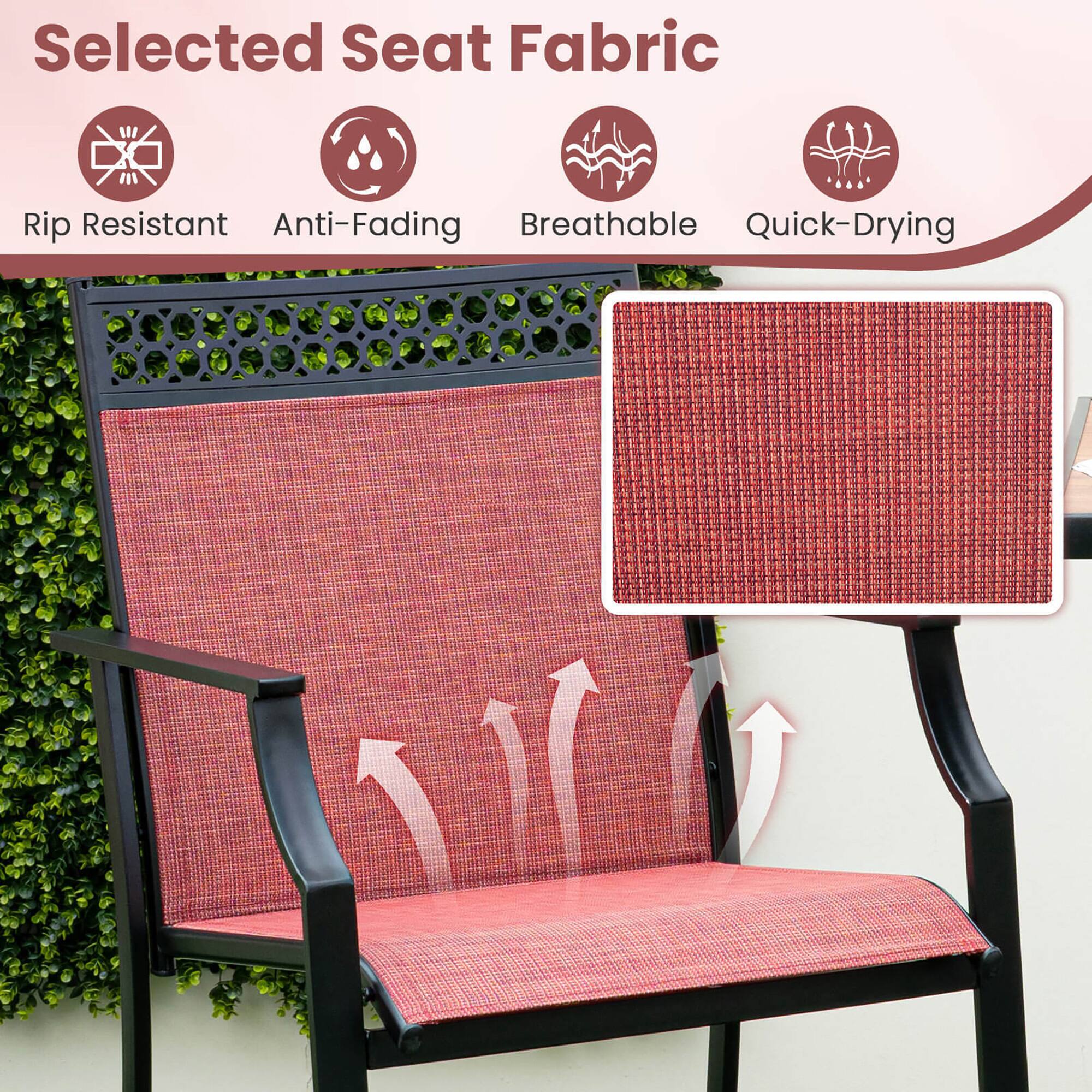 Selected Seat Fabric: Rip Resistant, Anti-Fading, Breathable, Quick-Drying