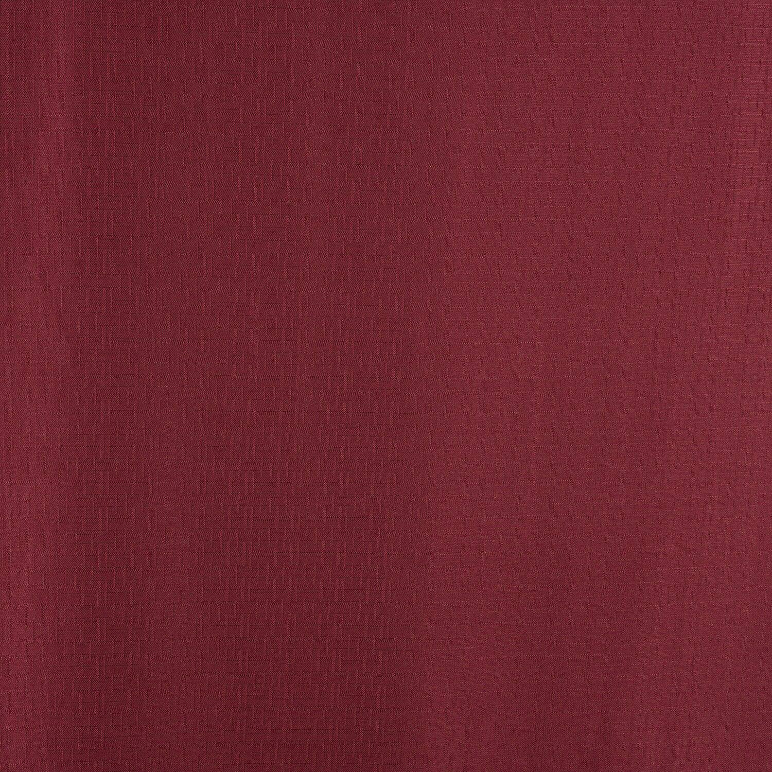 Alt View 2. RT Designers Collection - RT Designers Collection 100% Polyester 140 GSM Sedona Jacquard Grommet Curtain Panel 54" x 84" Burgundy - Burgundy.