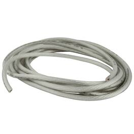 NVX - XW4WH20 20 ft. of Frosted White True Spec 4-Gauge EnvyFlex Power/Ground Wire Cable for Car Audio