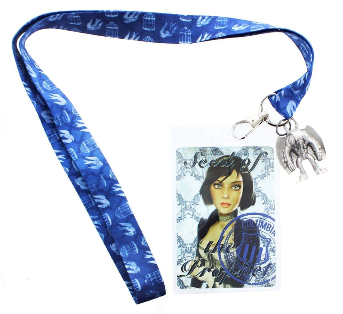 Crowded Coop - Bioshock Lanyard: Elizabeth - Blue