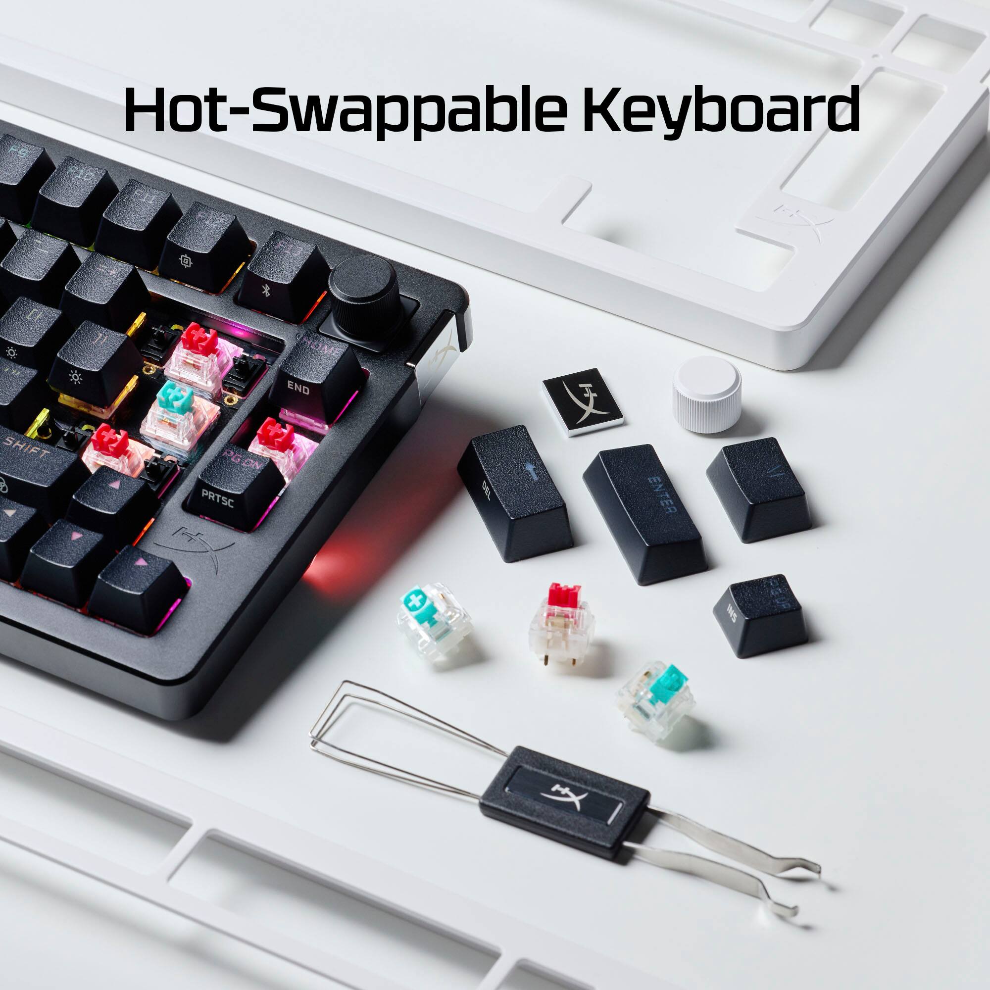 Hot-Swappable Keyboard 10 c1t [ | * T % JHOME END SHIFT 8 PGON PRTSC I GEL t ENTER + in SM