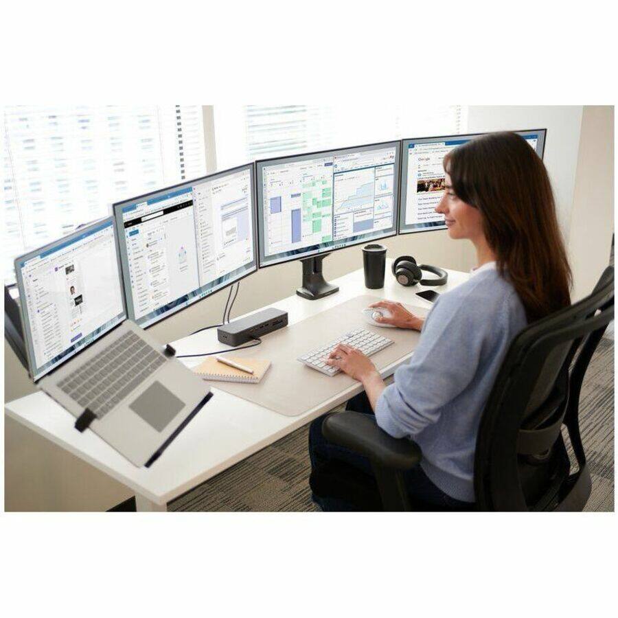 Alt View 8. Kensington - Kensington Pro Fit™ Ergo TB550 Trackball - Optical - Wireless - Bluetooth/Radio Frequency - 2.40 GHz - White.