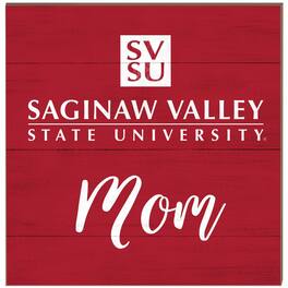 Jardine - Saginaw Valley State Cardinals 10'' x 10'' Mom Plaque - Red