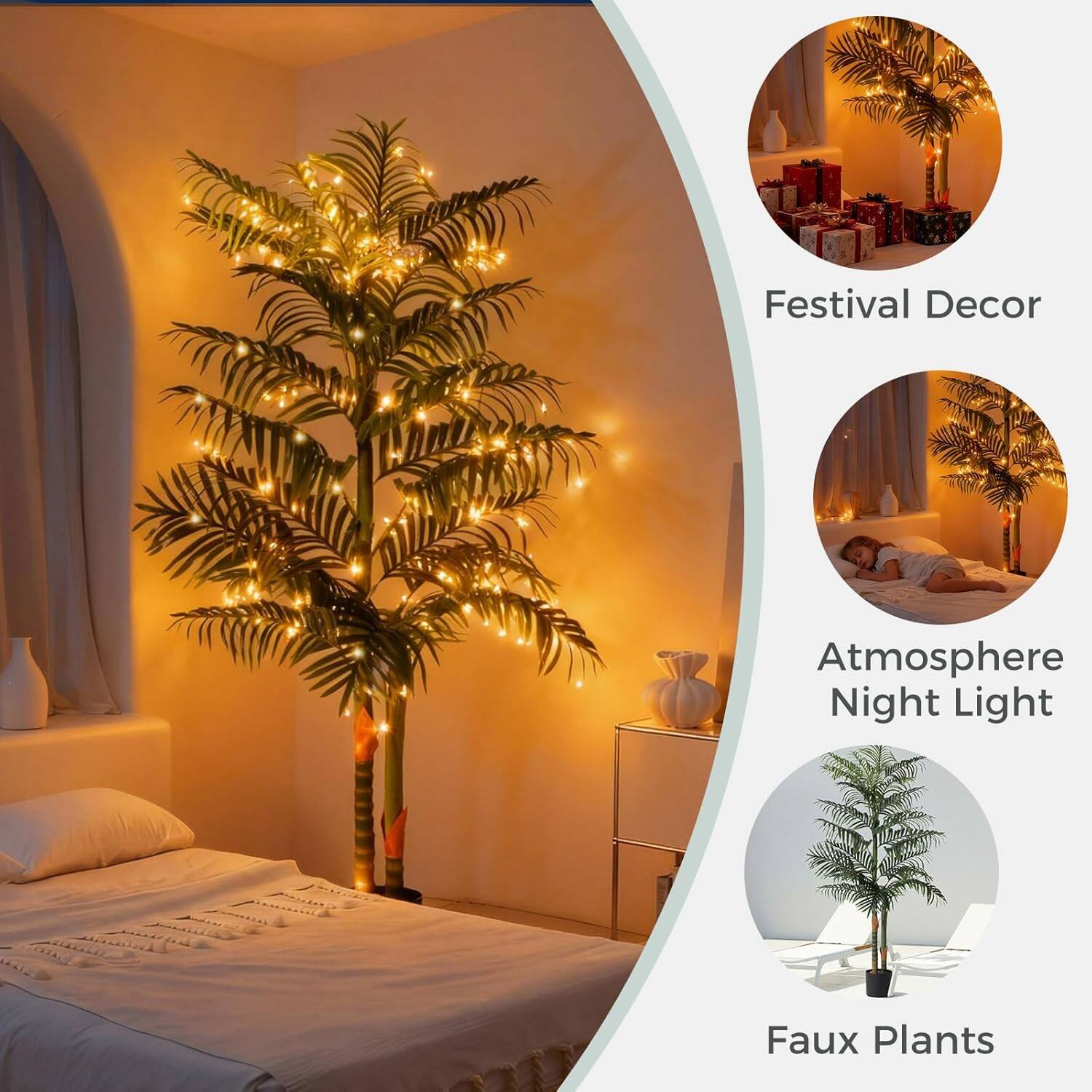 Festival Decor  
Atmosphere Night Light  
Faux Plants