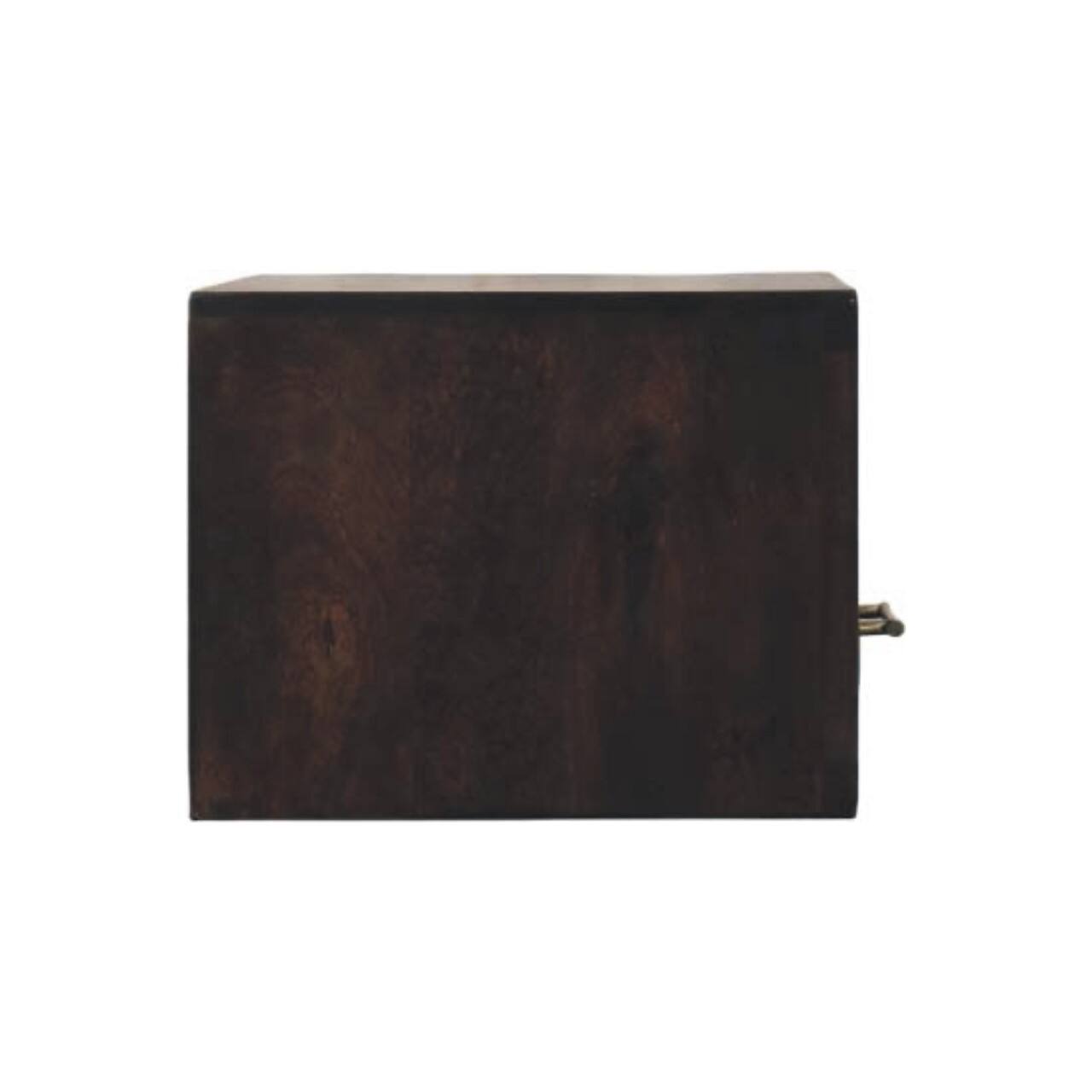 Alt View 7. Artisan Furniture - Artisan Furniture Solid Wood Arno Wall-Mounted Nightstand - Brown.