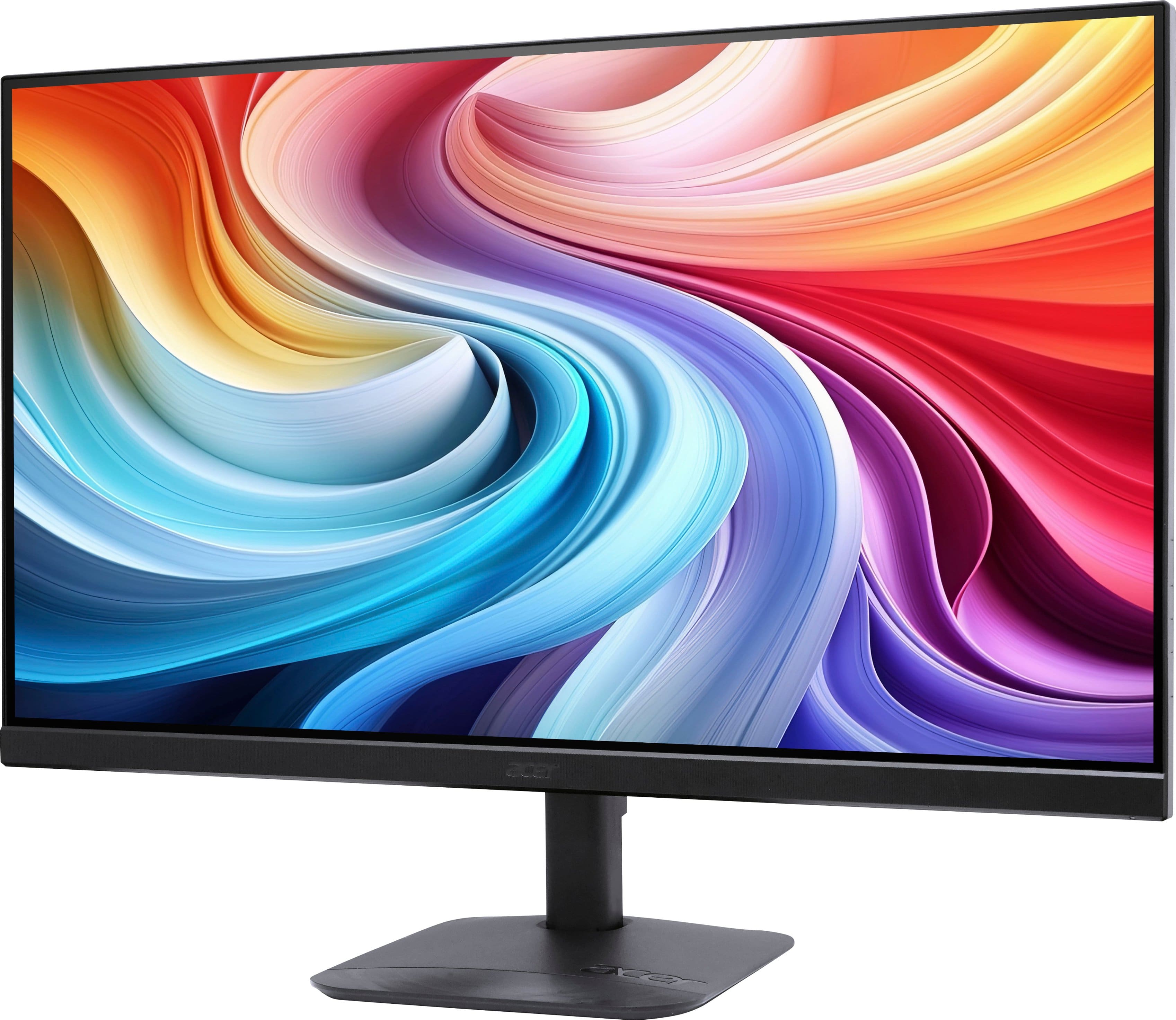 Left. Acer - KA272K bmiipx 27" UHD IPS ZeroFrame Monitor- Adaptive-Sync Support- (2 x HDMI 2.0, 1 x Display Port 1.2 & 1 x Audio Out) - Black.