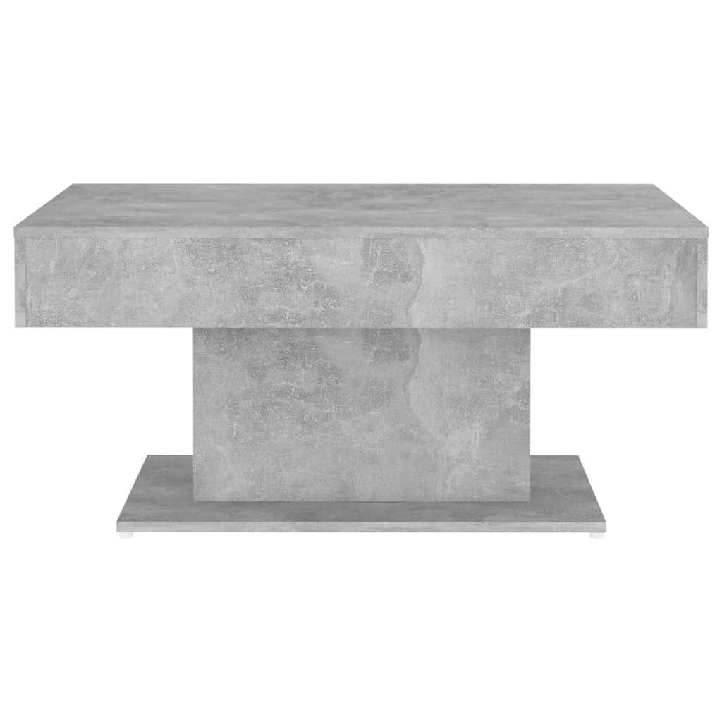 Alt View 3. Boyel Living - 19.7 x 37.8 x 17.7 in. Concrete Gray Rectangular Engineered Wood Medium Durable Coffee Table - Gray.