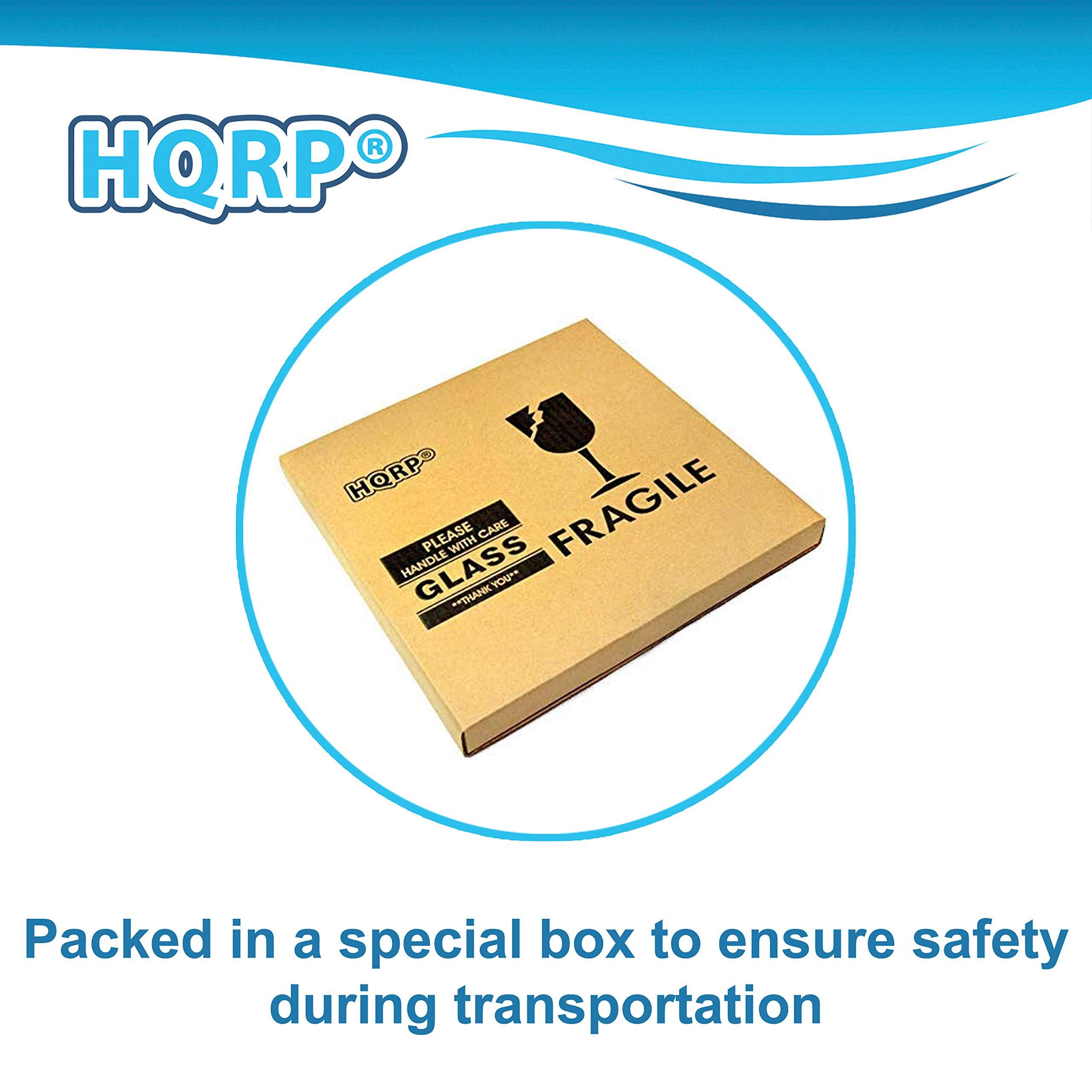 HQRP  
PLEASE HANDLE WITH CARE  
FRAGILE  
GLASS  
THANK YOU  

Packed in a special box to ensure safety during transportation