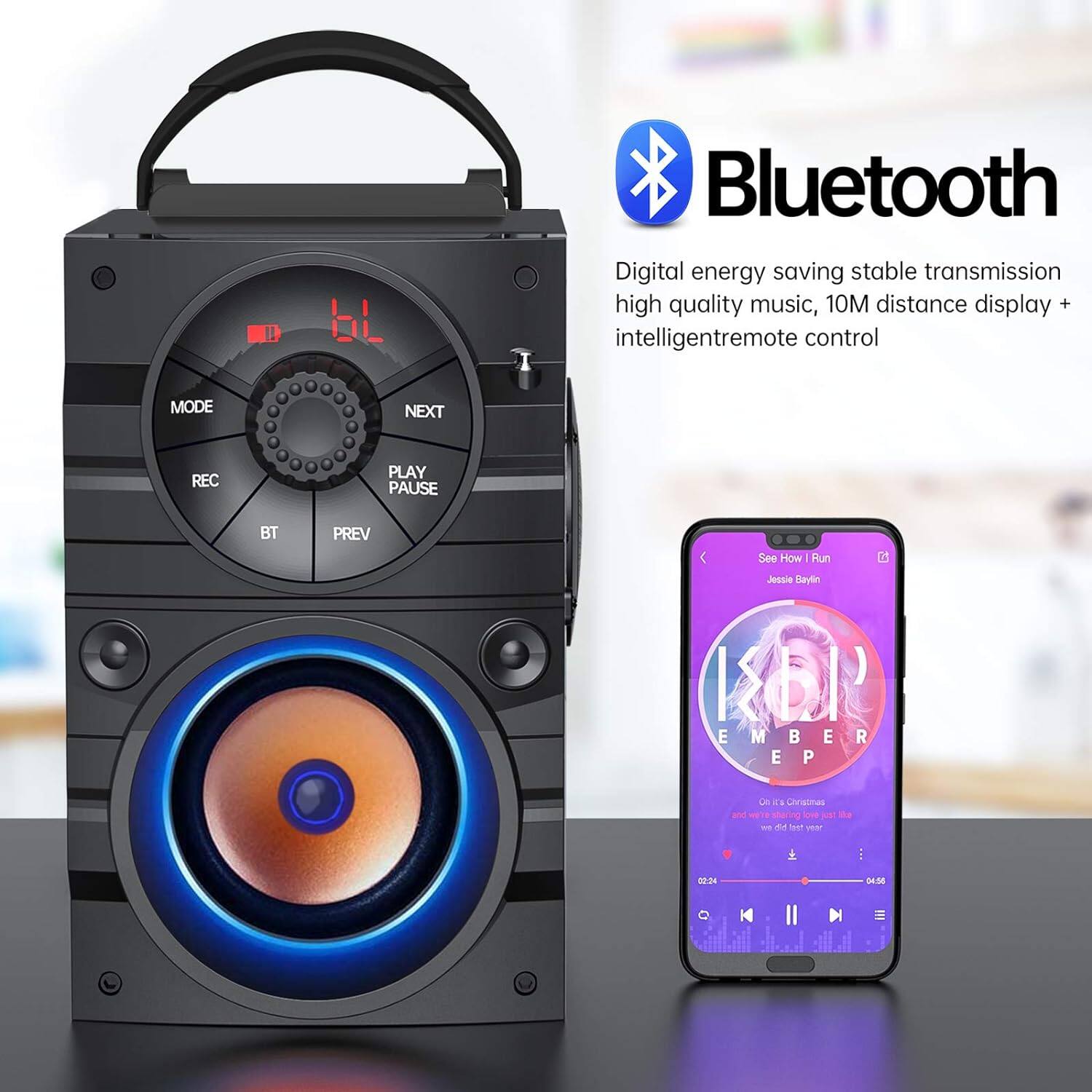 Bluetooth Digital energy saving stable transmission high quality music, 10M distance display + intelligent remote control

MODE NEXT REC PLAY PAUSE BT PREV

See How I Run Jessie Baylin

KON EMBER E M E R E P

Oh Ts Christies and eTS sharing

VE K da w te va

0034 D H