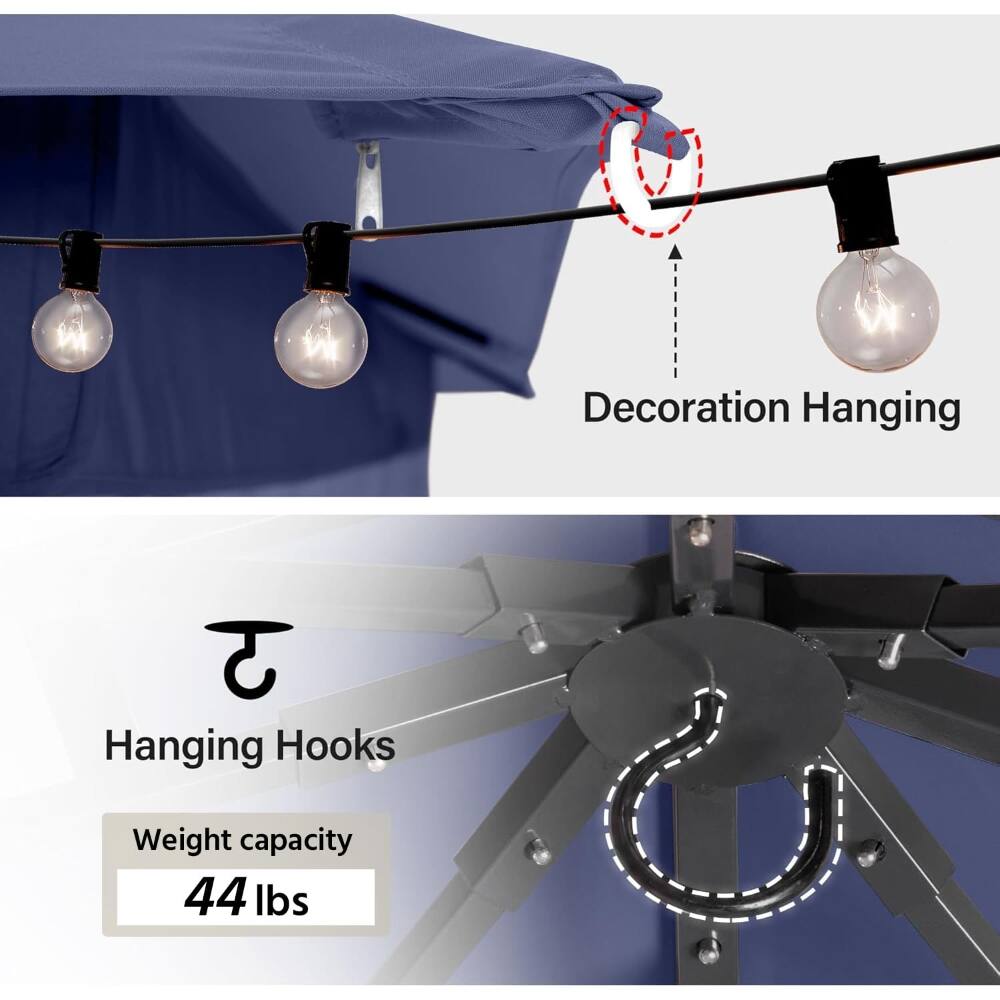Decoration Hanging  
Hanging Hooks  
Weight capacity 44 lbs