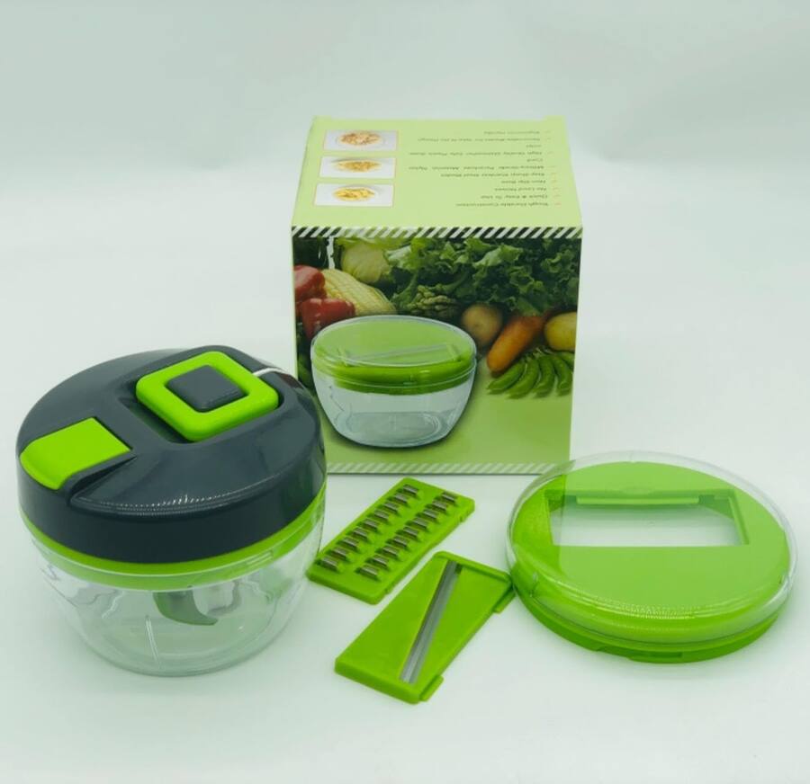 PARKER SLATER 3 in 1 Manual Food Processor: 2 cup, Hand Pull String ...