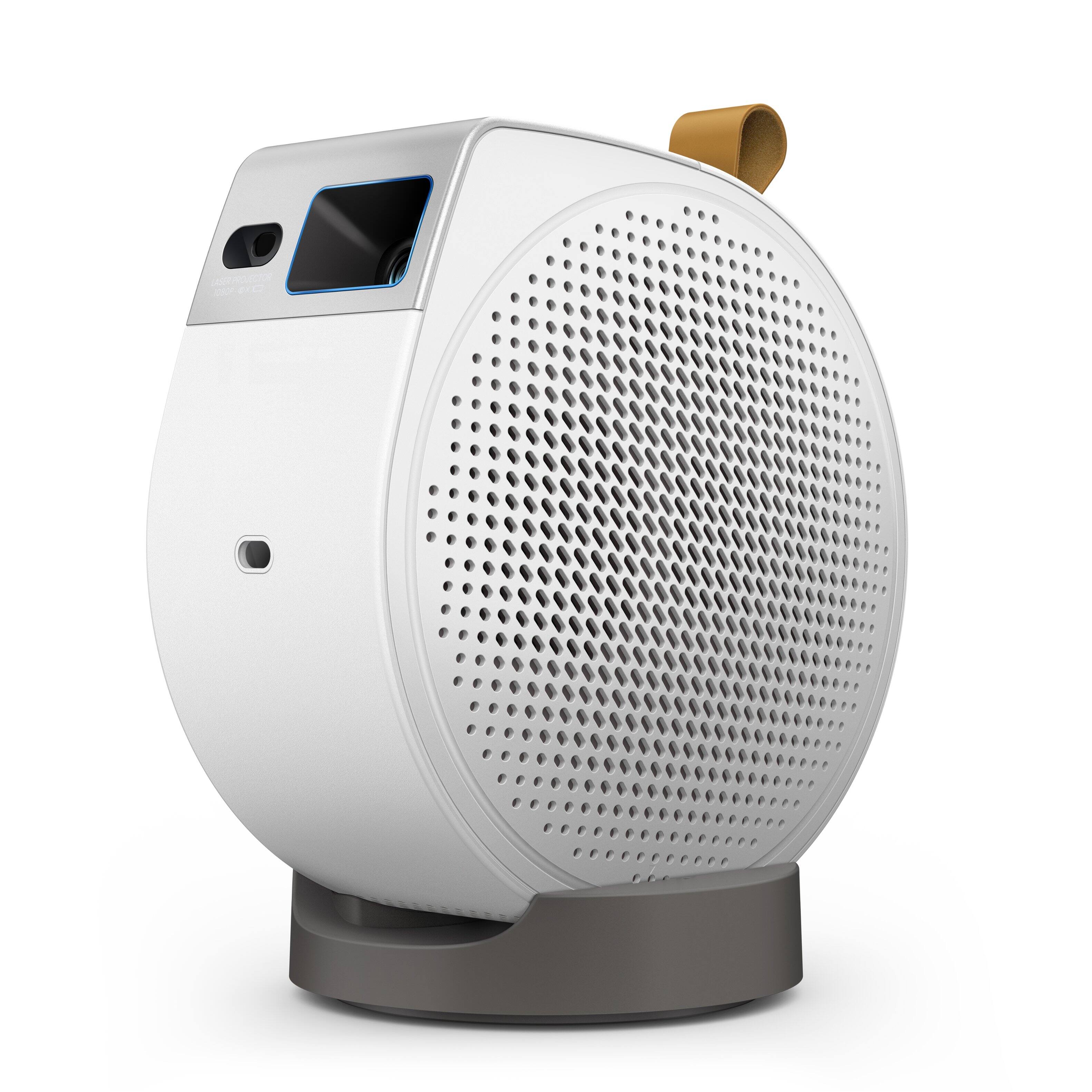 Angle. BenQ - GV50 1080p Portable Ceiling Projector, 500 lumens - White.