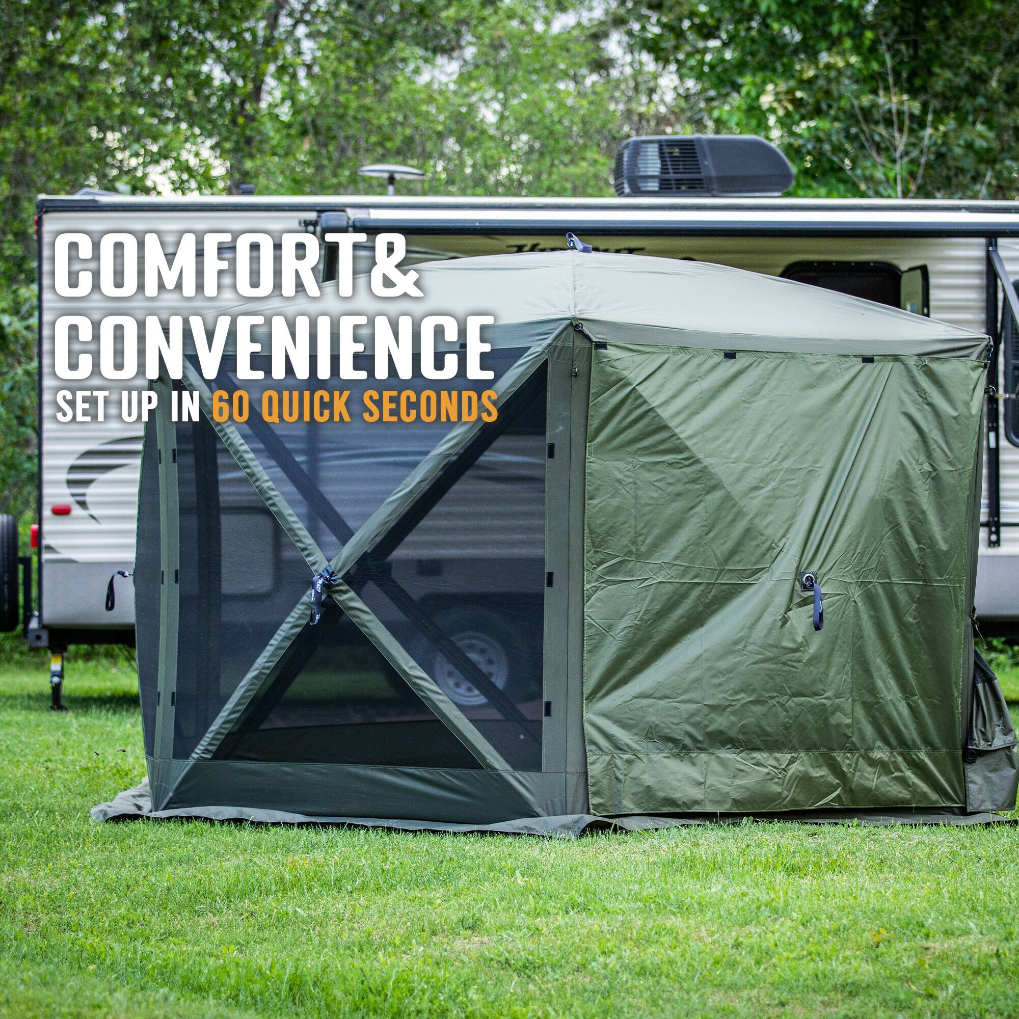 COMFORT & CONVENIENCE  
SET UP IN 60 QUICK SECONDS