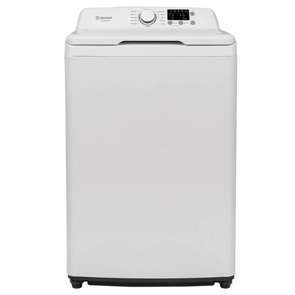 Front. Elements - Element 3.7 Cu. Ft. White Top Load Washer - White.